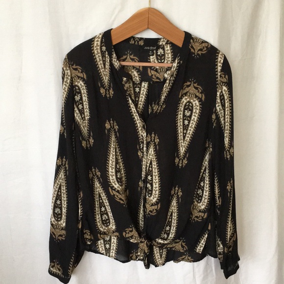 Lucky Brand Tops - Lucky Brand Button Down Paisley Blouse